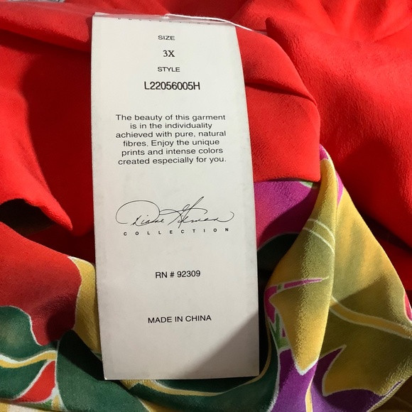 100% silk 3 piece outfit NWT 3X HOLIDAY - Picture 13 of 15